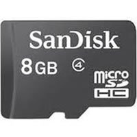 SanDisk 8GB microSD High Capacity (microSDHC) Card - (Class 4) - 8 GB SanDisk 8GB microSD High Capacity (microSDHC) Card - (Class 4) - 8 GB