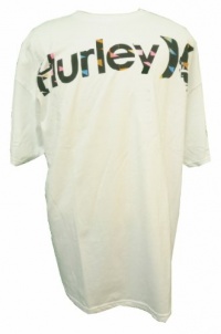 Men's Hurley Geo Short Sleeve T-Shirt (White) Men's Hurley Geo Short Sleeve T-Shirt (White)