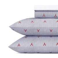 Tommy Hilfiger Aaron Lobster Sheet Set, Twin Tommy Hilfiger Aaron Lobster Sheet Set, Twin