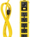 Yellow Jacket 5139 Metal Power Strip with 6-Foot Cord, 6-Outlet