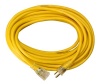 Yellow Jacket 2884 12/3 Heavy-Duty 15-Amp SJTW Contractor Extension Cord with Lighted Ends, 50-Feet