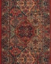 Area Rug 2x12 Runner Traditional Multi Color-Royal Blue Color - Karastan Original Karastan Collection