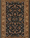 Area Rug 8x10 Rectangle Traditional Prussian Blue-Terra Cotta Color - Karastan Original Karastan Collection