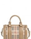 burberry haymarket colour block medium chester bowling bag Trench