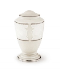 Welcome your guests to the table with the formal elegance of Lenox's Pearl Innocence. This fine bone china collection of dinnerware and dishes brings together a graceful tone-on-tone design with hand enameled pearl-like accents and rich bands of polished platinum. Welcome your guests to the table with the formal elegance of Lenox's Pearl Innocence. This fine bone china collection of dinnerware and dishes brings together a graceful tone-on-tone design with hand enameled pearl-like accents and rich bands of polished platinum.