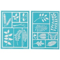 Martha Stewart 32270 Adhesive Stencil, Leaves Martha Stewart 32270 Adhesive Stencil, Leaves