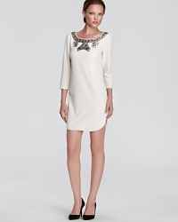 Give your statement necklace the night off with Sachin + Babi's glamorously embellished shift. Pull it on, add heels and you're party-perfect in seconds. Give your statement necklace the night off with Sachin + Babi's glamorously embellished shift. Pull it on, add heels and you're party-perfect in seconds.