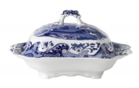 Spode Blue Italian Vegetable Dish With Cover Spode Blue Italian Vegetable Dish With Cover