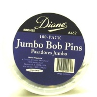 Diane 2.5 Jumbo Bob Pins, Bronze, 100-pack Tub Diane 2.5 Jumbo Bob Pins, Bronze, 100-pack Tub