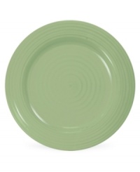 From celebrated chef and writer, Sophie Conran, comes incredibly durable dinnerware for every step of the meal, from oven to table. A ribbed texture gives these dinner plates from Portmeirion the charming look of traditional hand thrown pottery. From celebrated chef and writer, Sophie Conran, comes incredibly durable dinnerware for every step of the meal, from oven to table. A ribbed texture gives these dinner plates from Portmeirion the charming look of traditional hand thrown pottery.