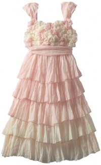 Biscotti Girls 7-16 Blushing Rose Strappy Dress, Blush, 12 Biscotti Girls 7-16 Blushing Rose Strappy Dress, Blush, 12