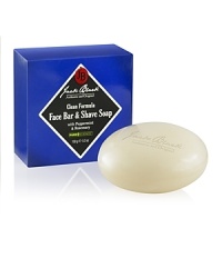 Clean Formula Face Bar & Shave Soap is back and better than ever with a new, round shape and improved formula. This unique, French-milled, plant-based bar is a 2-in-1 facial cleansing bar and luxuriously lathering shave soap that effectively cleanses, normalizes oiliness and nourishes the skin. Clean Formula Face Bar & Shave Soap is back and better than ever with a new, round shape and improved formula. This unique, French-milled, plant-based bar is a 2-in-1 facial cleansing bar and luxuriously lathering shave soap that effectively cleanses, normalizes oiliness and nourishes the skin.