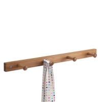 InterDesign Formbu 4 Peg Rack, Natural Bamboo InterDesign Formbu 4 Peg Rack, Natural Bamboo