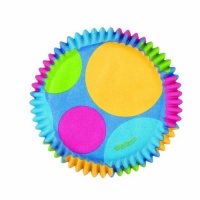 Wilton Retro Dots Mini Baking Cups, 100 Count Wilton Retro Dots Mini Baking Cups, 100 Count