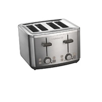 Extra wide slots and dual shade controls toast up to four bagels, English muffins, and thick breads to perfection. Extra wide slots and dual shade controls toast up to four bagels, English muffins, and thick breads to perfection.