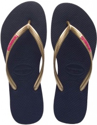 Havaianas Women's Slim Logo Popup Flip Flop,Black/Light Golden,35/36 BR/5-6 M US Havaianas Women's Slim Logo Popup Flip Flop,Black/Light Golden,35/36 BR/5-6 M US