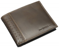 Guess Men's Passcase Billfold, Brown, One Size