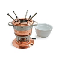 Swissmar Lausanne 11 Piece Copper Fondue Set Swissmar Lausanne 11 Piece Copper Fondue Set
