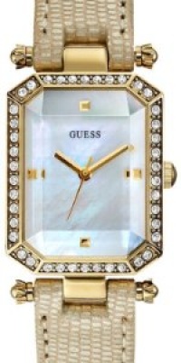 Guess Women's U0108L2 Gold Rectangular Watch Guess Women's U0108L2 Gold Rectangular Watch