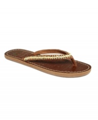 A pretty beaded style for your favorite summer days. Roxy's Kenya thong sandals are comfortable, with just the right amount of detail. A pretty beaded style for your favorite summer days. Roxy's Kenya thong sandals are comfortable, with just the right amount of detail.