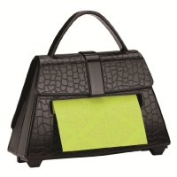 Post-it Pop-up Notes Dispenser for 3 x 3-Inch Notes, Black Purse, Includes Alternating Colored Notes Post-it Pop-up Notes Dispenser for 3 x 3-Inch Notes, Black Purse, Includes Alternating Colored Notes