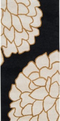 Area Rug 2x8 Runner Contemporary Black Color - Surya Artist Studio Rug from RugPal Area Rug 2x8 Runner Contemporary Black Color - Surya Artist Studio Rug from RugPal