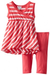 Splendid Littles Baby-Girls Newborn Mediterranean Stripe Tunic Set, Smoothie, 6-12 Months