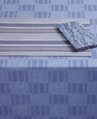 Woven with stripes, the Matera tablecloth creates a look of easy sophistication in pure cotton with textured detail. Warm neutral tones mean you can mix and match with Dansk napkins and placemats, too. Woven with stripes, the Matera tablecloth creates a look of easy sophistication in pure cotton with textured detail. Warm neutral tones mean you can mix and match with Dansk napkins and placemats, too.