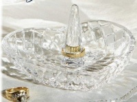 Glass Heart Shape Ring Holder Glass Heart Shape Ring Holder