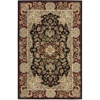 Nourison 2000 2005 Rectangle Rug, Black, 3.9-Feet by 5.9-Feet Nourison 2000 2005 Rectangle Rug, Black, 3.9-Feet by 5.9-Feet