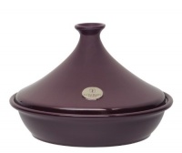 Emile Henry Flame Top 2.6 Quart Tagine, Figue Emile Henry Flame Top 2.6 Quart Tagine, Figue