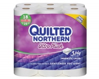 Quilted Northern Ultra Plus Bath Tissue, 18 Double Rolls Quilted Northern Ultra Plus Bath Tissue, 18 Double Rolls