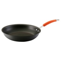 Rachael Ray Hard Anodized Nonstick 12 Open Skillet, Orange Rachael Ray Hard Anodized Nonstick 12 Open Skillet, Orange
