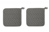 Now Designs Basic Potholders, London Grey, Set of 2 Now Designs Basic Potholders, London Grey, Set of 2