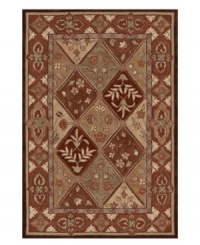 A rich, rustic palette sets the stage for a naturalistic motif, making a sophisticated statement in any space. Hand tufted in densely woven polyester and acrylic, this luxurious area rug from Dalyn will maintain its subtle coloration and plush texture for years to come. A rich, rustic palette sets the stage for a naturalistic motif, making a sophisticated statement in any space. Hand tufted in densely woven polyester and acrylic, this luxurious area rug from Dalyn will maintain its subtle coloration and plush texture for years to come.