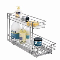 Lynk 451121DS RollOut Under Sink Cabinet Organization, Chrome Lynk 451121DS RollOut Under Sink Cabinet Organization, Chrome