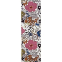 Surya Goa G-85 Area Rug - White/Pink/Pumpkin Surya Goa G-85 Area Rug - White/Pink/Pumpkin