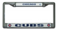 MLB Chicago Cubs Chrome License Plate Frame MLB Chicago Cubs Chrome License Plate Frame