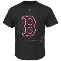 Boston Red Sox Majestic MLB Youth Consistent Delivery T-Shirt (Black) Boston Red Sox Majestic MLB Youth Consistent Delivery T-Shirt (Black)