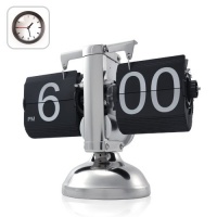 Niceeshop Retro Flip Down Clock - Internal Gear Operated Niceeshop Retro Flip Down Clock - Internal Gear Operated