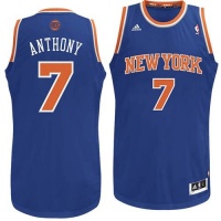 NBA New York Knicks Carmelo Anthony Swingman Jersey, Blue Mens