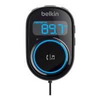 Belkin CarAudio Connect FM with Bluetooth - F8M117tt - Black/Blue Belkin CarAudio Connect FM with Bluetooth - F8M117tt - Black/Blue