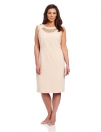 Jones New York Women's Plus Size Mixed Media Dress Jones New York Women's Plus Size Mixed Media Dress