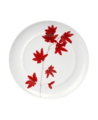 Sprinkle your table with vibrant red flowers with the light and breezy Pure Red bread and butter plate from Mikasa. The classic shape makes this dinnerware and dishes collection ideal for everyday use while the airy, organic design also makes a festive dinner party set. Sprinkle your table with vibrant red flowers with the light and breezy Pure Red bread and butter plate from Mikasa. The classic shape makes this dinnerware and dishes collection ideal for everyday use while the airy, organic design also makes a festive dinner party set.