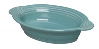 Fiesta 9 Inch by 5 Inch Individual Oval Casserole, Turquoise Fiesta 9 Inch by 5 Inch Individual Oval Casserole, Turquoise
