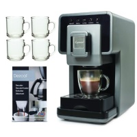 Capresso Coffee a la Carte Cup-to-Carafe Coffee & Tea Maker + 4 Pieces 10 oz. ARC Handy Glass Coffee Mug + Urnex Dezcal Home Activated Coffee/Espresso Descaler Capresso Coffee a la Carte Cup-to-Carafe Coffee & Tea Maker + 4 Pieces 10 oz. ARC Handy Glass Coffee Mug + Urnex Dezcal Home Activated Coffee/Espresso Descaler