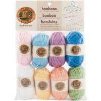 Lion Brand Yarn 601-620 Bonbons Yarn, Pastels Lion Brand Yarn 601-620 Bonbons Yarn, Pastels