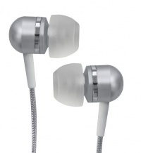 Coby CVEM79SVR Jammerz Platinum High-Performance Isolation Stereo Earphones, Silver Coby CVEM79SVR Jammerz Platinum High-Performance Isolation Stereo Earphones, Silver