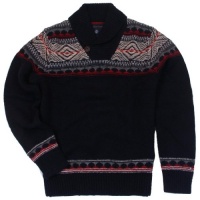 Tommy Hilfiger Mens Knit Lambswool Shawl Sweater - L - Navy Tommy Hilfiger Mens Knit Lambswool Shawl Sweater - L - Navy