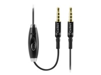 Cellet 5 Feet 3.5mm Male to 3.5mm Male Input Stereo Audio Cable with Microphone & On/Off Switch Cellet 5 Feet 3.5mm Male to 3.5mm Male Input Stereo Audio Cable with Microphone & On/Off Switch